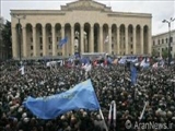 ادامه تظاهرات و تجمع مخالفان دولت گرجستان