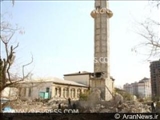 تخریب کامل مسجد حضرت محمد(ص) در باکو به‏ دستور علی‏اف