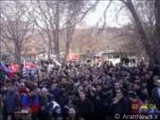 آذریهای مقیم مسکو نیز به سفر پرز به باکو اعتراض کردند