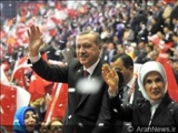انتخاب مجدد رجب طیب اردوغان بار دیگر به رهبری حزب حاکم عدالت و توسعه 