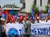 خشم و نفرت مردم ترکیه از اقدام رژیم صهیونیستی در حمله به کاروان آزادی همچنان ادامه دارد