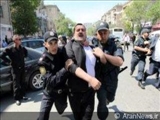 پلیس باکو از تلاش برخی احزاب مخالف برای برگزاری تظاهرات جلوگیری کرد 