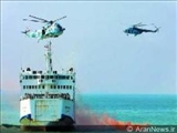 مرزبانان آذربایجان و روسیه تمرینهای مشترکی در دریای خزر برگزار کردند 
