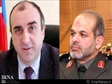 وزیر دفاع ایران با وزیر امورخارجه جمهوری آذربایجان دیدار و گفتگو كرد