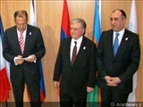 ملاقات وزرای امورخارجه ارمنستان،جمهوری آذربایجان و روسیه