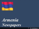 مهم‌ترین عناوین روزنامه‌های جمهوری ارمنستان در 1 آذر 89 