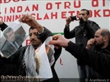 اعتراض عزاداران جمهوری آذربایجان به ممنوعیت حجاب در مدارس