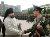 استخدام روحانیون ارتدوکس مسیحی در ارتش روسیه برای ارتقاء معنویت