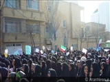 اعتراض مردم تبریز به ممنوعیت حجاب اسلامی در مدارس متوسطه جمهوری آذربایجان 
