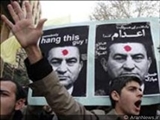 تجمع اعتراض آمیز در باکو علیه حسنی مبارک