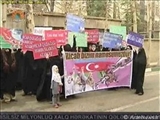 سكوت رسانه های جمهوری آذربایجان در خصوص تجمع مدافعان حجاب مقابل سفارت این کشور در تهران