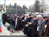 مراسم خاکسپاری رئیس پیشین حزب اسلام جمهوری آذربایجان