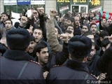 پلیس آذربایجان ده‌ها معترض را بازداشت کرد