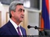 ادای احترام رییس جمهوری ارمنستان به کشته شدگان جنگ در دوره عثمانی