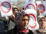 ممانعت از ورود محجبه ها به جلسه امتحانات در ترکیه