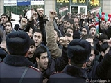فیلم اهانت پلیس جمهوری آذربایجان به زنان محجبه معترض