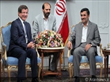 دیدار وزیر امور خارجه تركیه با رئیس جمهوری اسلامی ایران