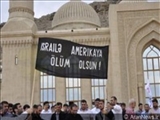 تعدادی از اعضاء حزب اسلام جمهوری آذربایجان ،در بزرگداشت روزجهانی قدس تجمع کردند  