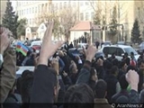 جمعه ناآرام در جمهوری آذربایجان؛مردم باکو: رئیس حزب اسلام را آزاد کنید