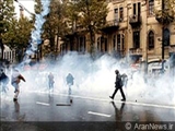 همزمان با استعفای رئیس‌ جمهور؛ اعتراضات خیابانی در گرجستان از سرگرفته شد 