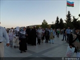 زنان محجبه جمهوری آذربایجان هویت واقعی این کشور را نشان دادند 