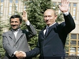 پیام تبریک احمدی نژاد به ولادیمیر پوتین