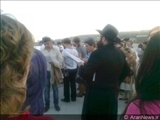 تبلیغات دینی یهودیان در پارک ملی شهر باکو