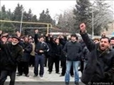 مردم گنجه  جمهوری آذربایجان از دست المار ولی اف به ستوه آمده اند 