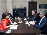 دیدار مسئول بخش رسانه های سفارت ایران در باکو با رئیس خبرگزاری آپا