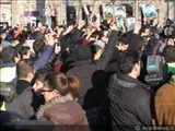 رایون اسماعیللی جمهوری آذربایجان همچنان ناآرام است /فردا تظاهرات جوانان مخالف در باکو 