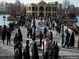انبوه گردشگران نوروزی جمهوری آذربایجان در تبریز 