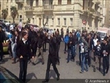 تظاهرات مجدد تعدادی از جوانان جمهوری آذربایجان در حمایت از محبوسان حجاب