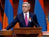 رئیس‌جمهوری ارمنستان سوگند یاد کرد