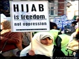 تظاهرات علیه ممنوعیت حجاب در شهر قونیه ترکیه ادامه دارد