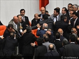 درگیری شدید در مجلس ترکیه 