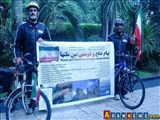 ورود دوچرخه سواران ايراني سفيران صلح و دوستي به باكو