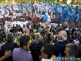 تظاهرات اعضا و هواداران ائتلاف مخالفان دولت در جمهوری آذربایجان