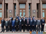 دیدار سفرای کشورهای مسلمان با رئیس جمهور آذربایجان