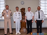 دیدار و گفتگوی فرماندهان نیروی دریایی ایران و روسیه  