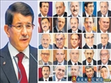 نخست وزیر ترکیه اعضای دولت موقت این کشور را معرفی کرد