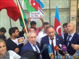 تظاهرات در باکو؛ به نام آذربایجان به کام رژیم صهیونیستی