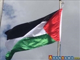اهتزاز پرچم فلسطین بر فراز مرکز سازمان ملل در آفریقا