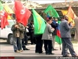 تجمع ضد اسرائیلی مردم آذربایجان
