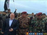 حیدرالعبادی پرچم عراق را در الرمادی برافراشت