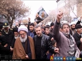 راهپیمایی مردم تبریز در اعتراض به شهادت شیخ نمر و دستگیری حاج ناطق کریم اف
