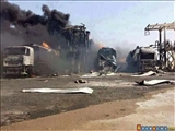 حمله جنگنده‌های سعودی به یک تاسیسات نفتی در یمن و کشتار امدادگران