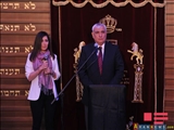 شرکت مقامات دولت آذربايجان در مراسم هولوکاست 