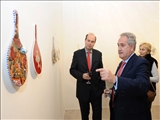 ابراز خشنودي دان استاو از نمايشگاه هنري نمادهاي اسراييلي در موزه هنرهاي معاصر باکو