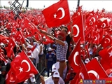 تظاهرات گسترده مردم ترکیه در حمایت از اردوغان