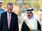 شاه بحرین در بدو ورود به آنکارا چه گفت